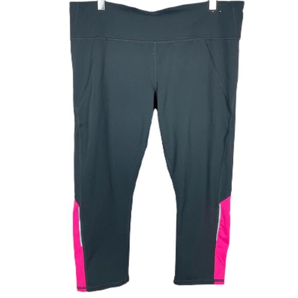 GAP Body Color Block Panel Capris Sz XL - Picture 1 of 10